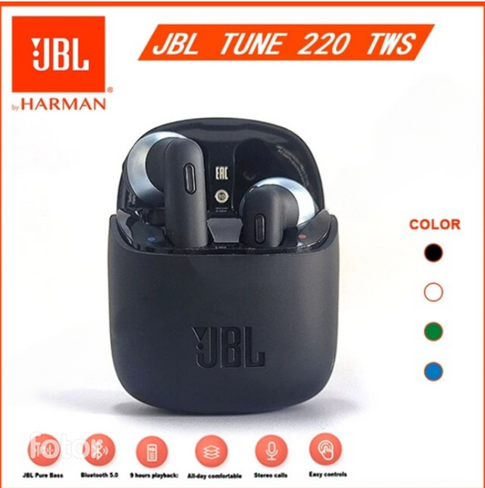 Audífonos JBL TUNE 220 TWS  Bluetooth /Colores