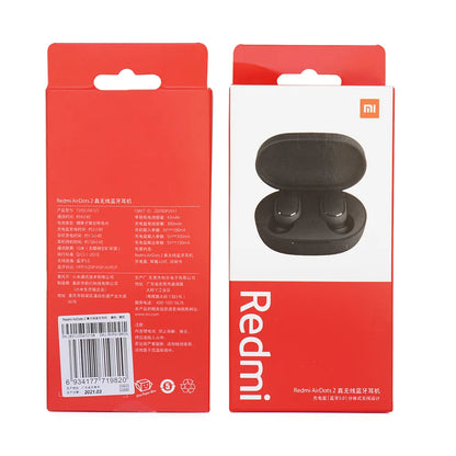 Oferta al por Mayor: 10 Auriculares Xiaomi Redmi Airdots 2 / S  (Negro y Blanco)  TWS Bluetooth con Bajos Estéreo, Micrófono y Manos Libres +10 CABLES USB