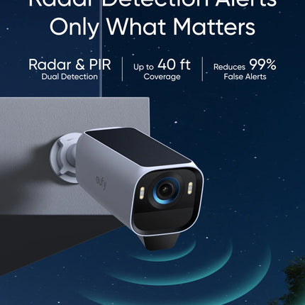 eufyCam S3 Pro: Kit 4K Inalámbrico con Panel Solar y Visión Nocturna a Color