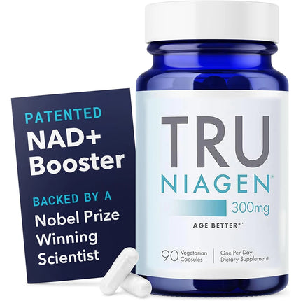 TRU NIAGEN Patented NAD + Suplemento para regeneración celular, apoya energía celular, cerebro, músculo |   Nicotinamida Ribósida (NR)