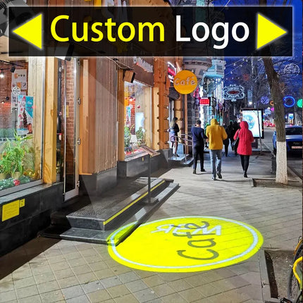 Proyector LED para Exteriores con Logotipo Personalizado: Iluminación HD Giratoria IP67 para Bodas y Eventos
