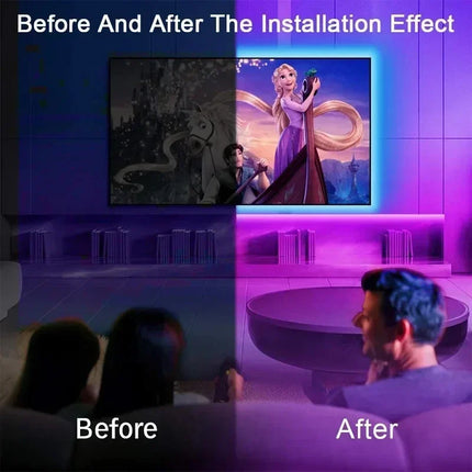 Tira LED RGB 5050 Bluetooth – Iluminación Decorativa con Control por APP