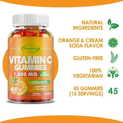 Gomitas Premium de Vitamina C – Colágeno y Salud de la Piel