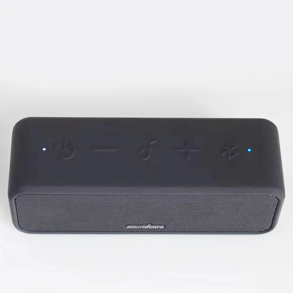 Parlante Anker Soundcore 3: Altavoz Bluetooth Portátil con Sonido Estéreo de 16W, 24 Horas de Reproducción, Altavoces con Diafragmas de Titanio Puro