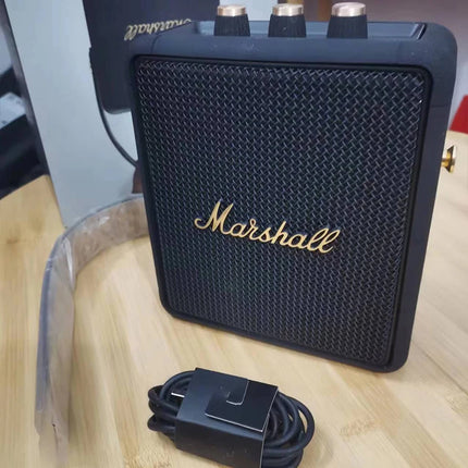 Parlante Portatil Bt Stockwell Ii Marshall Black And Brass