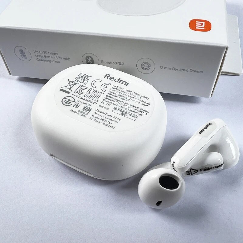 Audífonos Inalámbricos Xiaomi Redmi Buds 4 Lite: Estilo Ligero y Sonido Excepcional