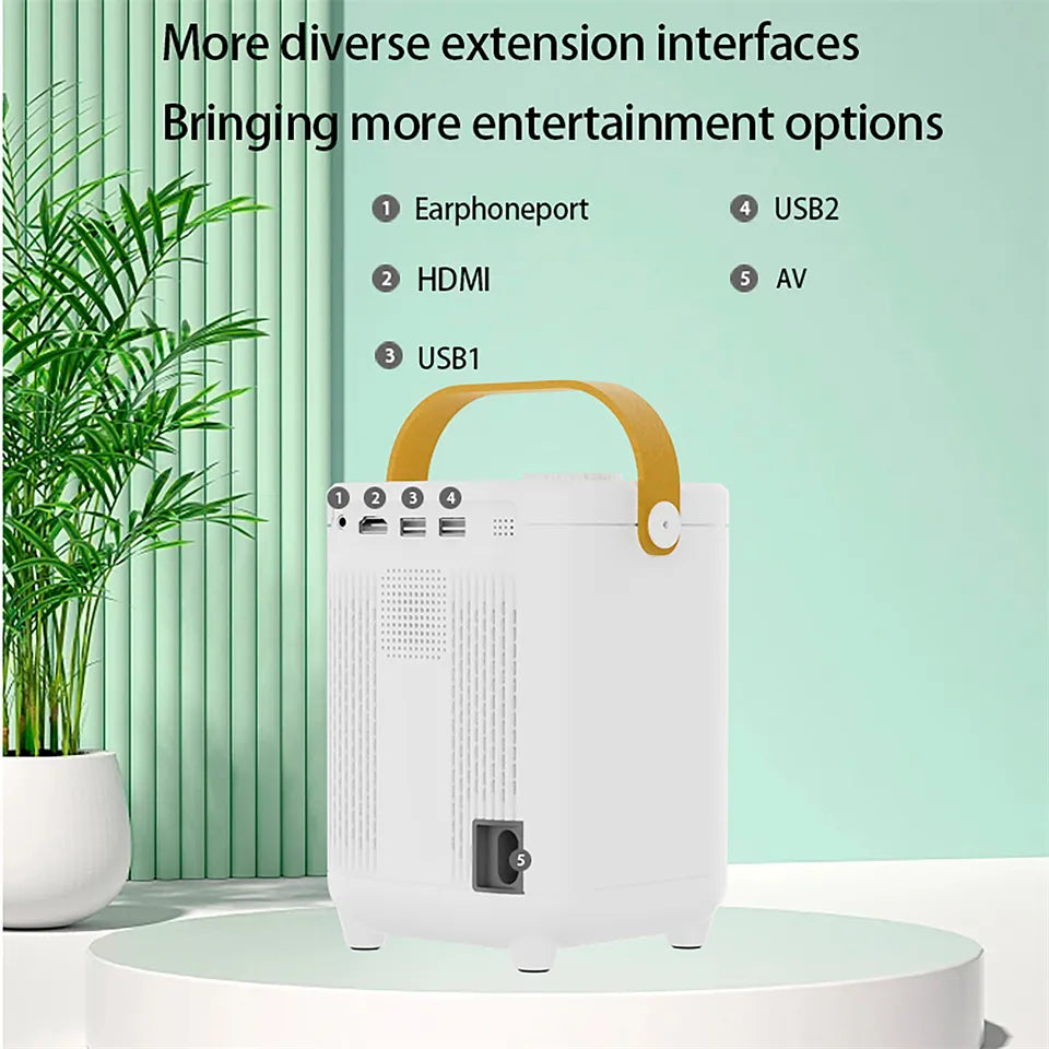 Xiaomi E350 Home Projector - 4K HD, Android 10.0, Dual Band WIFI 6.0, 800 ANSI, BT5.0, 1920*1080P