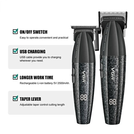 VGR V-640 – Cortapelos Profesional Inalámbrico 9000 RPM