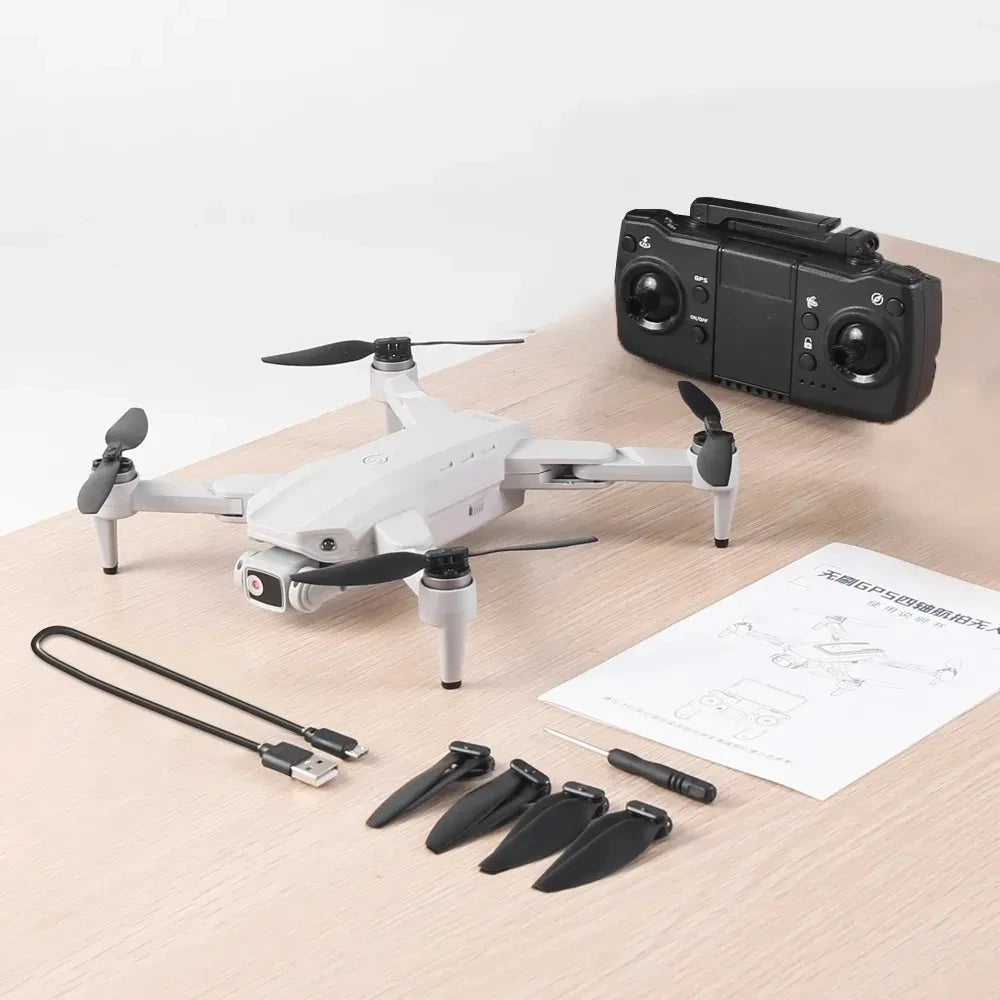 Drone Profesional L900 Pro GPS 4K con Doble Cámara HD, Wifi 5G, Fotografía, Plegable, Sin Escobillas, Quadcopter RC Alcance 1.2KM