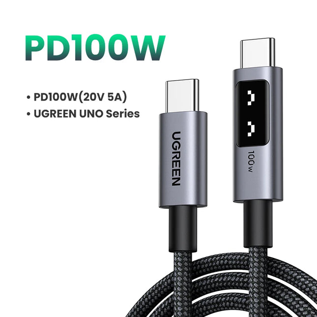 UGREEN UNO PD100W: El Cable Definitivo para Carga Ultra Rápida