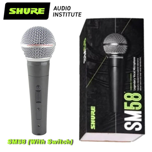 Micrófono Dinámico Vocal Shure SM58 Profesional