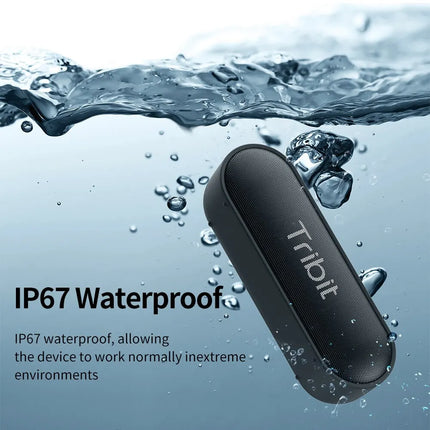 Altavoz Portátil Tribit XSound Go: Resistente al Agua IPX7, Mejor Bajo, 24 Horas de Reproducción para Fiestas y Camping