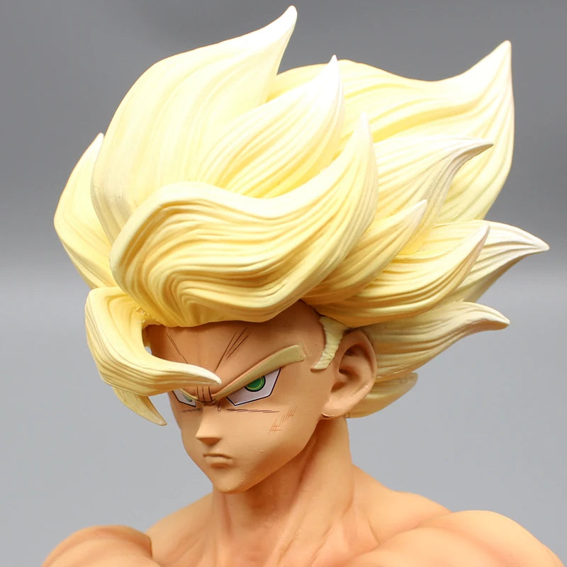 Estatua de Son Goku Super Saiyajin de Dragon Ball Z (44 cm) - Ideal para fans y coleccionistas