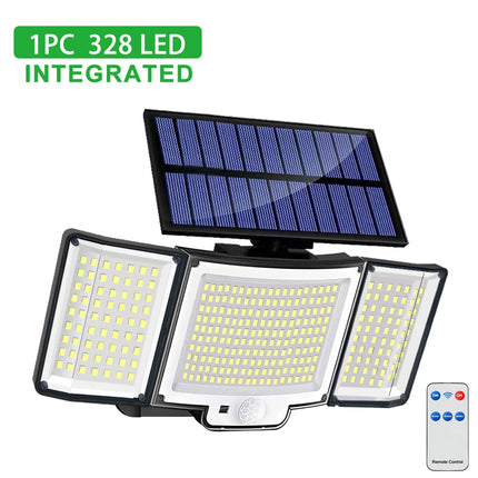 Luz Solar LED 328/348: Súper Brillante, Sensor de Movimiento y Resistente al Agua IP65