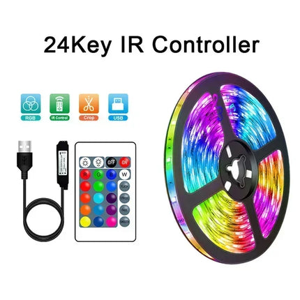 Tira LED RGB 5050 Bluetooth – Iluminación Decorativa con Control por APP