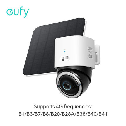 eufy S330: Cámara Solar 4K con 4G LTE, Wi-Fi y Visión 360° para Exterior