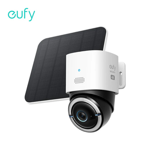 eufy S330: Cámara Solar 4K con 4G LTE, Wi-Fi y Visión 360° para Exterior