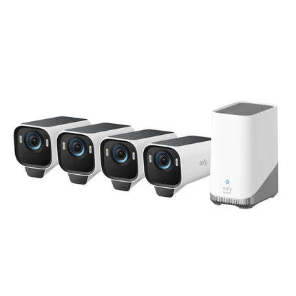 eufyCam S3 Pro: Kit 4K Inalámbrico con Panel Solar y Visión Nocturna a Color