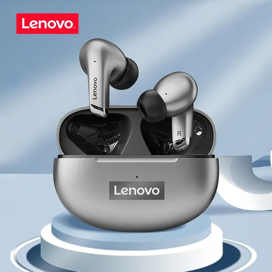 Audífonos Inalámbricos Lenovo Lp5 Bluetooth 5.0 Gris IMPERMEABLES