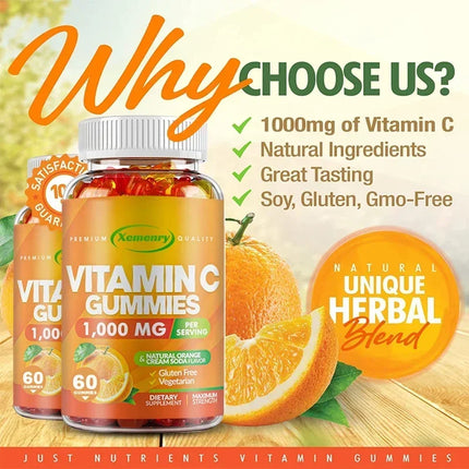 Gomitas Premium de Vitamina C – Colágeno y Salud de la Piel