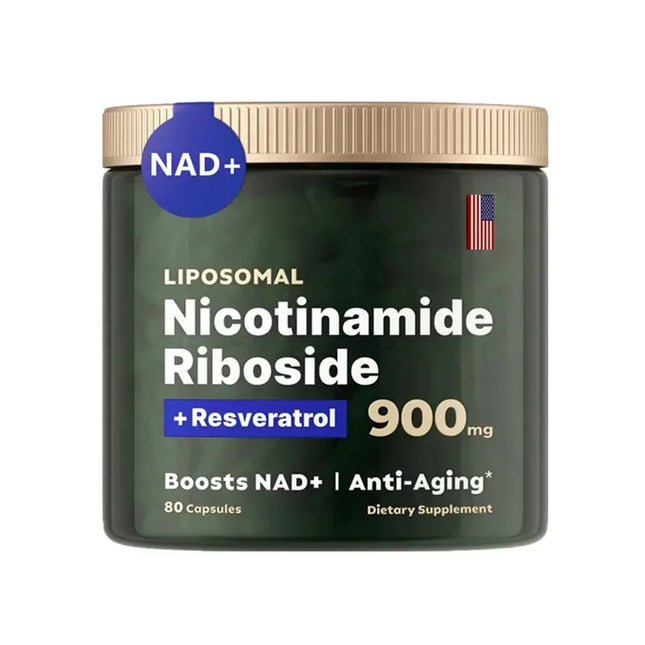 Nicotinamide Riboside Liposomal 900mg + Resveratrol Energía Sin Sabor