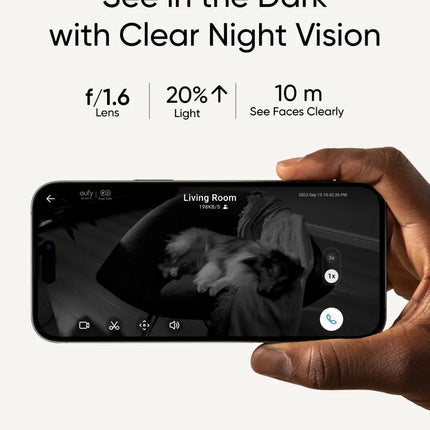 eufy S350: Cámara de Seguridad 4K con IA, Zoom 8× y Visión 360°