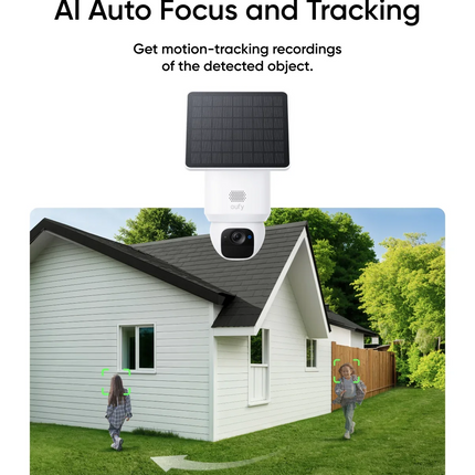 Eufy SoloCam E30: Cámara de Seguridad 360° Solar con Seguimiento AI y Resolución 2K