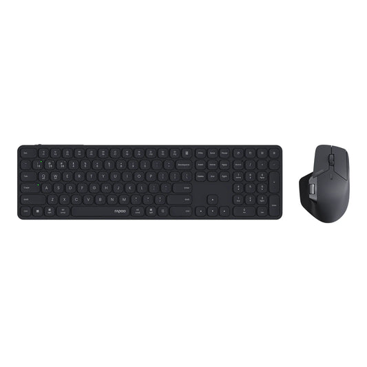 Teclado Ultra-Delgado y Mouse Recargable : USB-CRapoo 9560M Combo