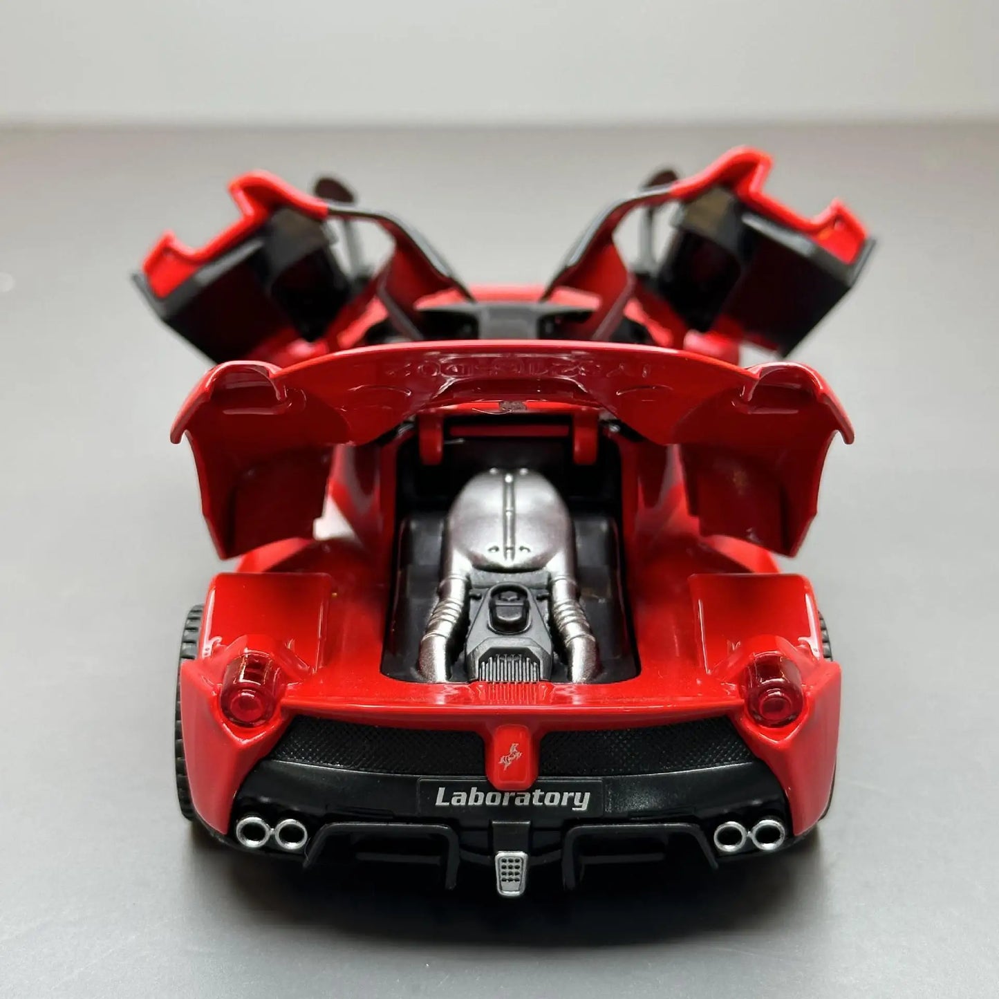 Modelo a Escala 1:32 de Ferrari LaFerrari de Aleación, Réplica de Coche de Juguete con Sonido y Luz - Regalo Ideal para Niños