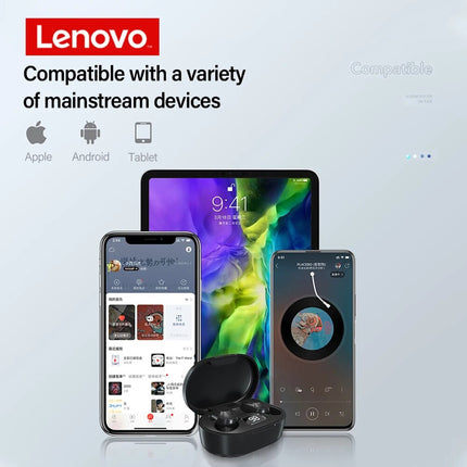 Audífonos Lenovo XT91: Auriculares Bluetooth TWS para Gaming con Pantalla de Batería y Control Táctil (5/10 Piezas)