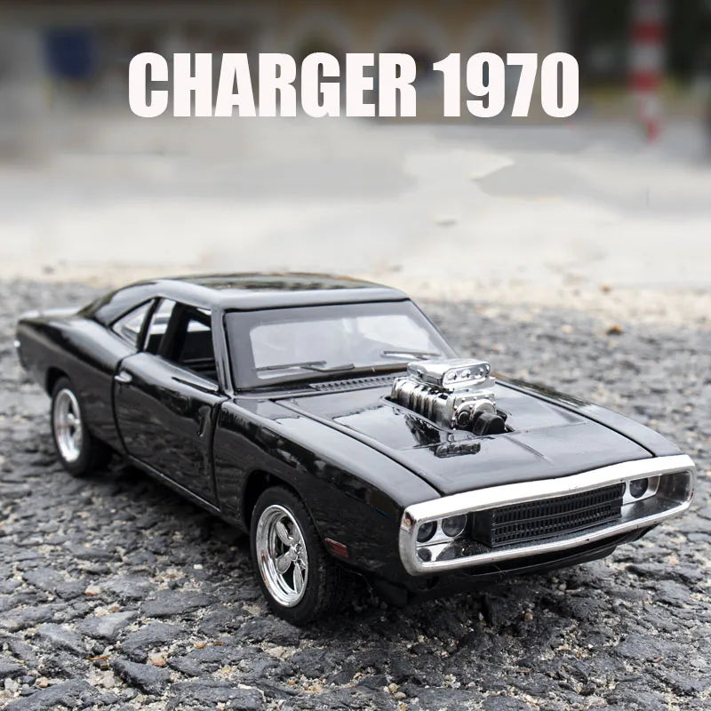 Coche Dodge Challenger 1970 Colección Clásicos de Metal Escala 1:32 Simulación Juguetes Niños Decoración Vehículos Rápidos y Furiosos